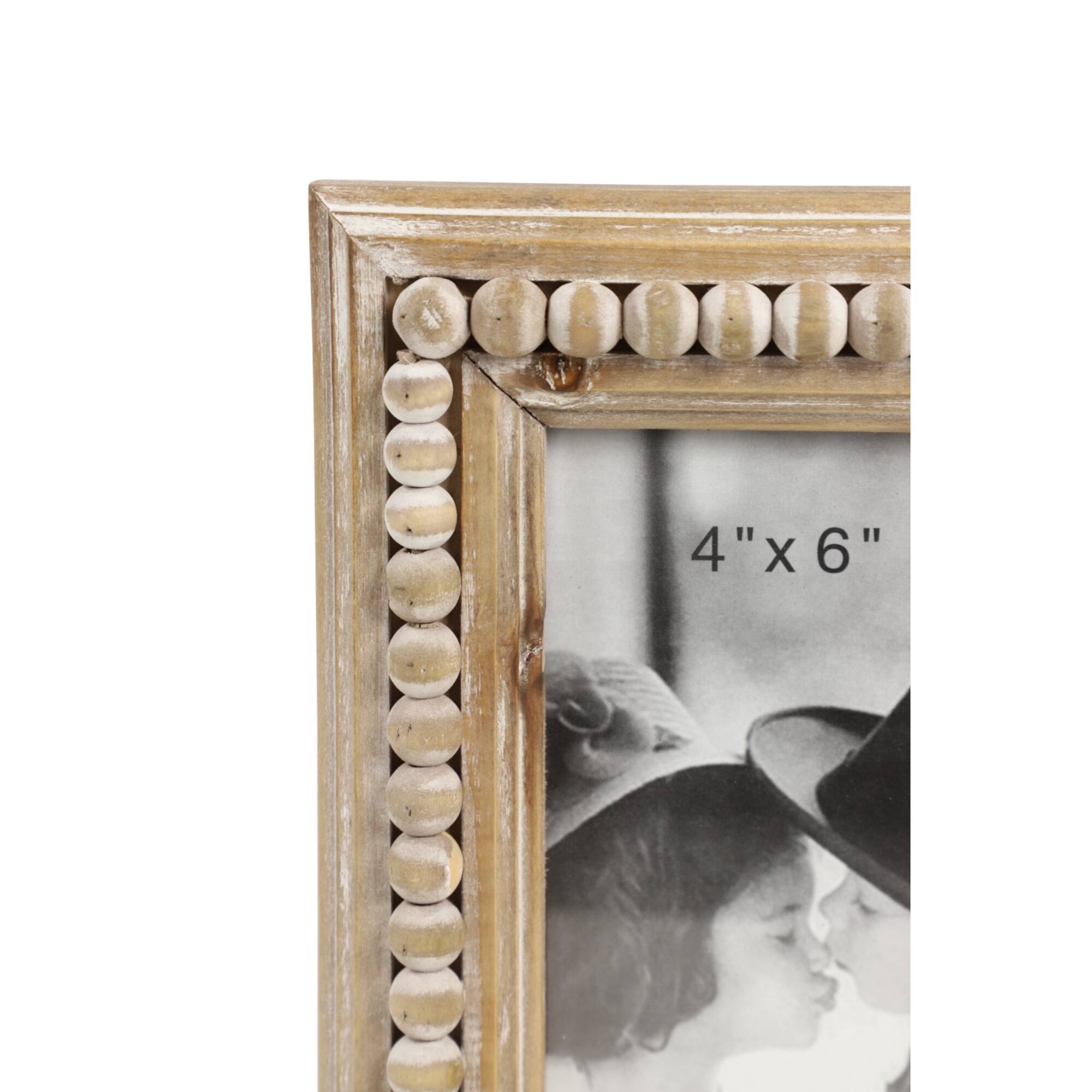 Natural Brown Wood 9" x 20" Folding Frame